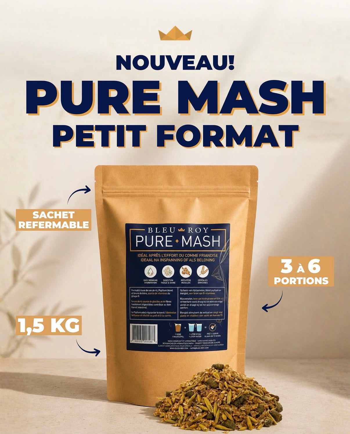 Pure Mash Sachet 1,5 kg